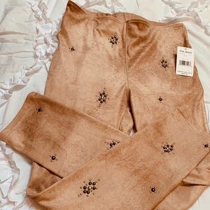 Free People Leggings with Hardware Detail.